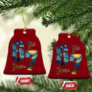 67 Six Seven Meme Ceramic Ornament Starry Night Van Gogh TS14 Print Your Wear