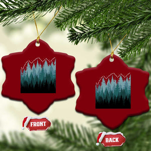 Hoa Hoa Hoa Ceramic Ornament Twilight Lover Pine Forest Cozy TS14 Print Your Wear