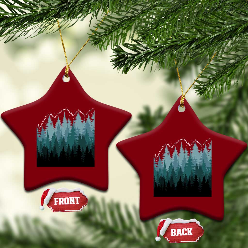 Hoa Hoa Hoa Ceramic Ornament Twilight Lover Pine Forest Cozy TS14 Print Your Wear