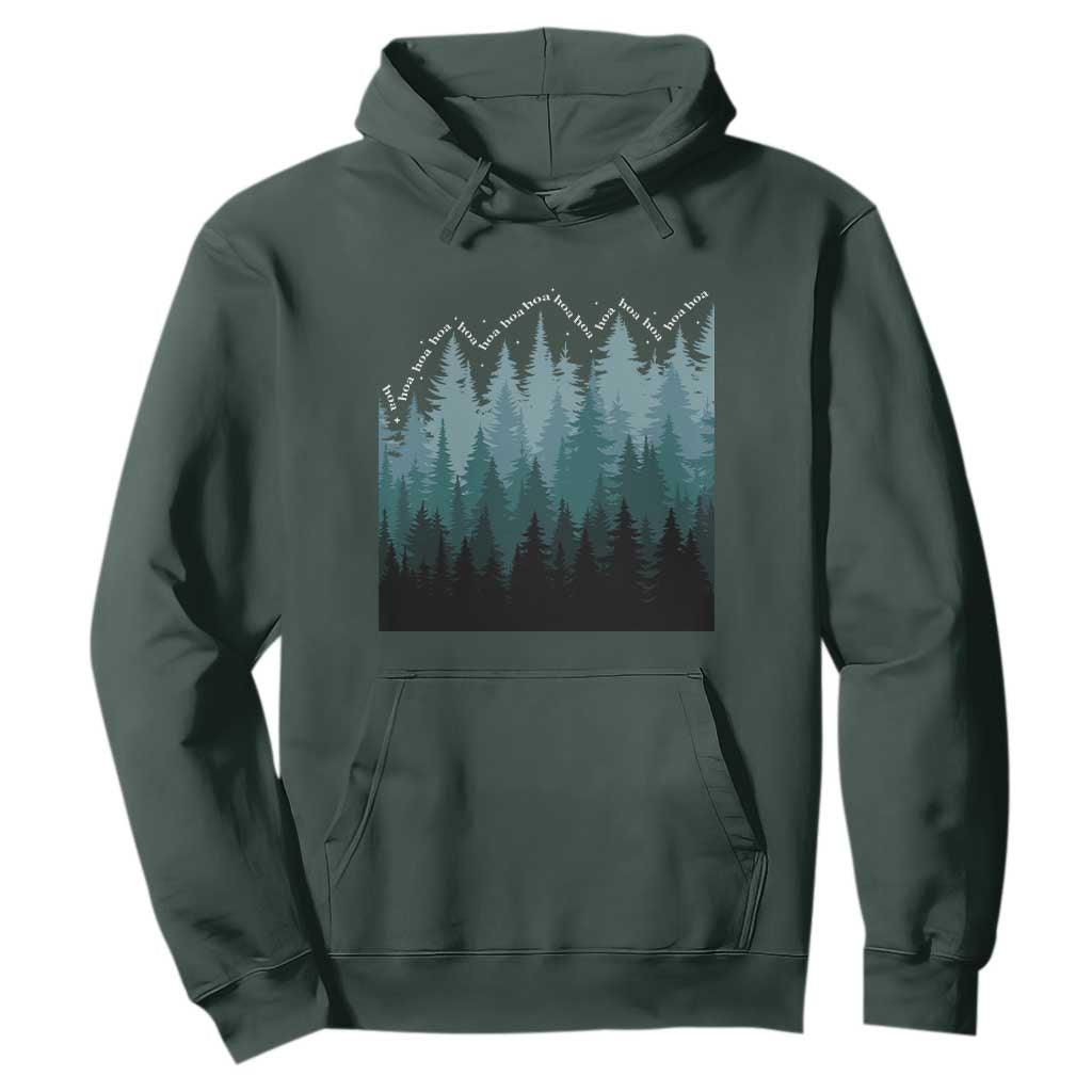 Hoa Hoa Hoa Hoodie Twilight Lover Pine Forest Cozy TS14 Dark Forest Green Print Your Wear