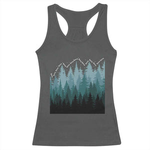 Hoa Hoa Hoa Racerback Tank Top Twilight Lover Pine Forest Cozy TS14 Dark Heather Print Your Wear