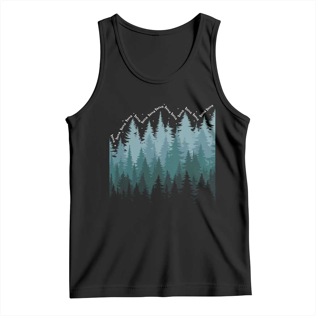 Hoa Hoa Hoa Tank Top Twilight Lover Pine Forest Cozy TS14 Black Print Your Wear
