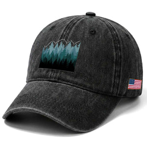 Hoa Hoa Hoa Washed Cotton Baseball Cap Twilight Lover Pine Forest Cozy TS14 Print Your Wear