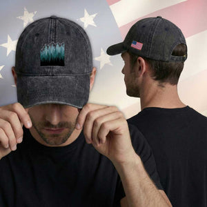 Hoa Hoa Hoa Washed Cotton Baseball Cap Twilight Lover Pine Forest Cozy TS14 Print Your Wear