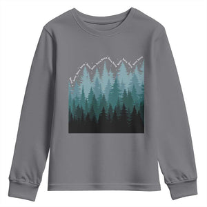 Hoa Hoa Hoa Youth Sweatshirt Twilight Lover Pine Forest Cozy TS14 Charcoal Print Your Wear