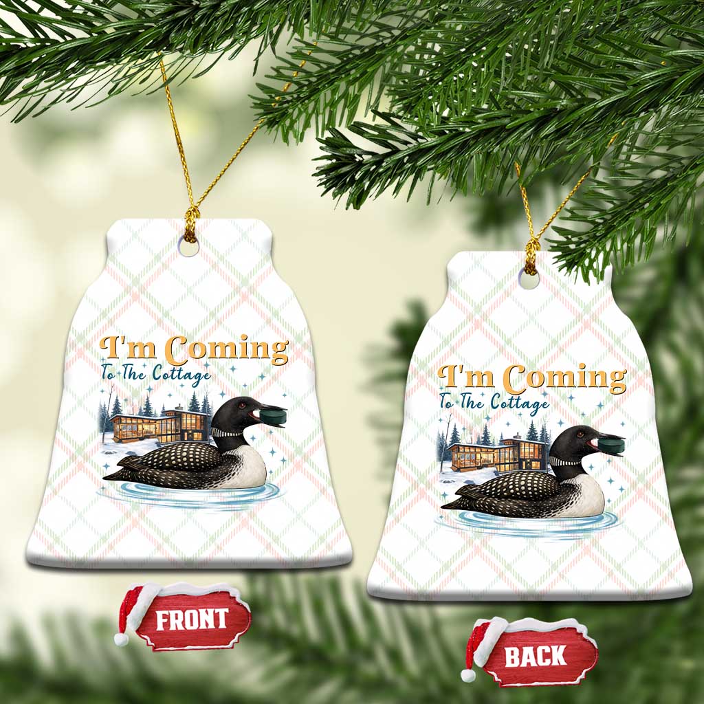 I Am Coming To The Cottage Ceramic Ornament Stupid Canadian Wolf Bird TS14 Print Your Wear