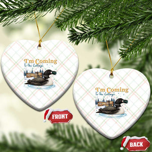 I Am Coming To The Cottage Ceramic Ornament Stupid Canadian Wolf Bird TS14 Print Your Wear