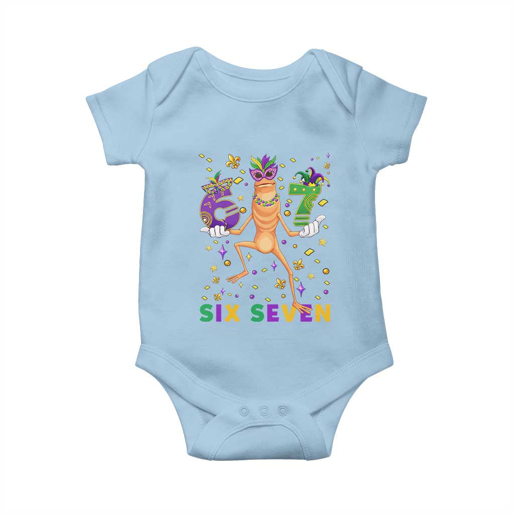 67 Mardi Gras Baby Onesie Marcus The Worm Carnival Trendy Meme TS14 Light Blue Print Your Wear