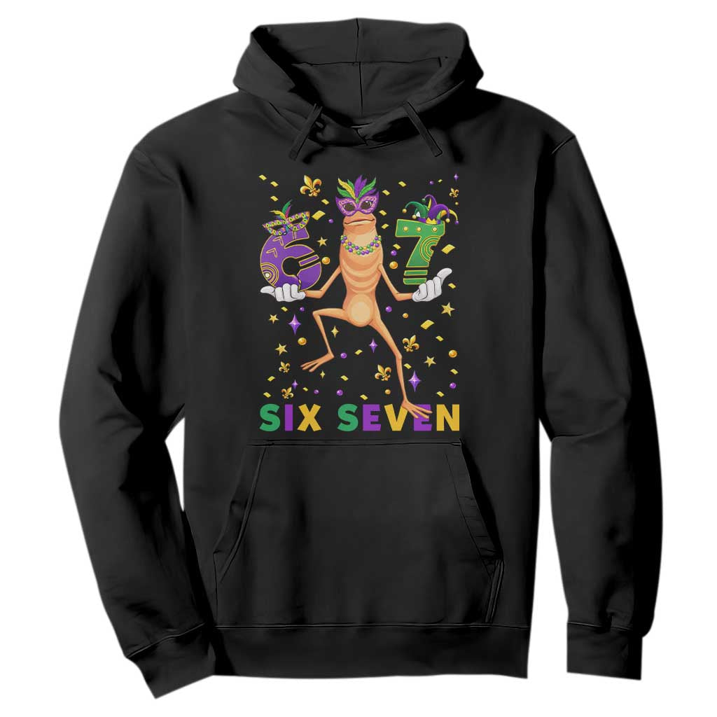 67 Mardi Gras Hoodie Marcus The Worm Carnival Trendy Meme TS14 Black Print Your Wear