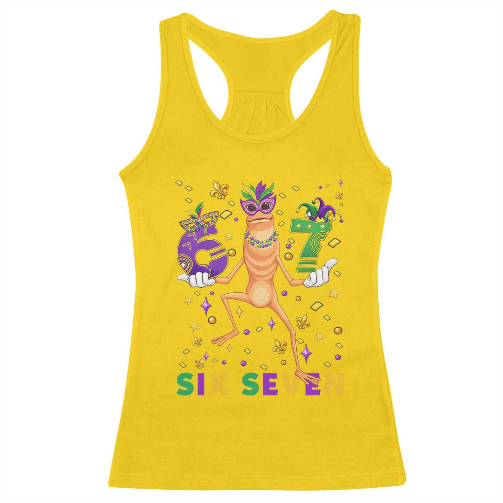 67 Mardi Gras Racerback Tank Top Marcus The Worm Carnival Trendy Meme TS14 Daisy Print Your Wear