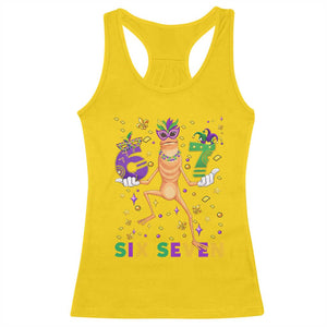 67 Mardi Gras Racerback Tank Top Marcus The Worm Carnival Trendy Meme TS14 Daisy Print Your Wear
