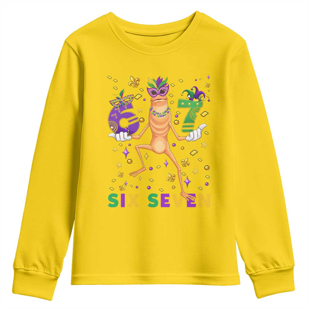 67 Mardi Gras Youth Sweatshirt Marcus The Worm Carnival Trendy Meme TS14 Daisy Print Your Wear