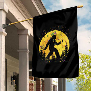 Mardi Gras Bigfoot Garden Flag Funny Sasquatch Carnival Trendy Meme TS14 Print Your Wear
