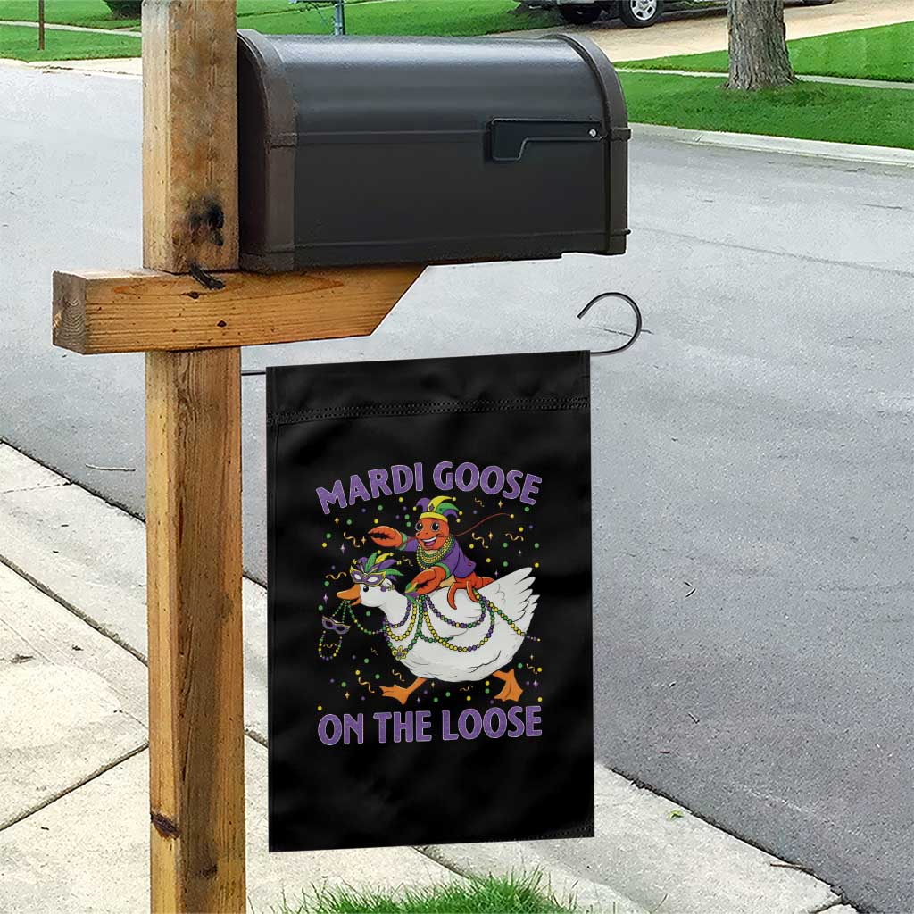 Funny Mardi Gras Garden Flag Goose Crawfish Carnival Trendy Meme TS14 Print Your Wear