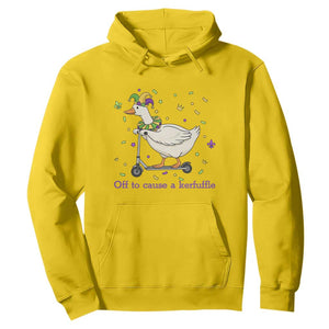 Mardi Gras Silly Goose Hoodie Off To Cause A Kerfuffle TS14 Daisy Print Your Wear