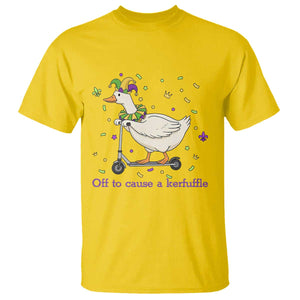 Mardi Gras Silly Goose T Shirt Off To Cause A Kerfuffle TS14 Daisy Print Your Wear