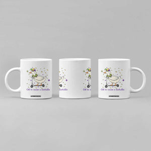 Mardi Gras Silly Goose Coffee Mug Off To Cause A Kerfuffle TS14 Print Your Wear