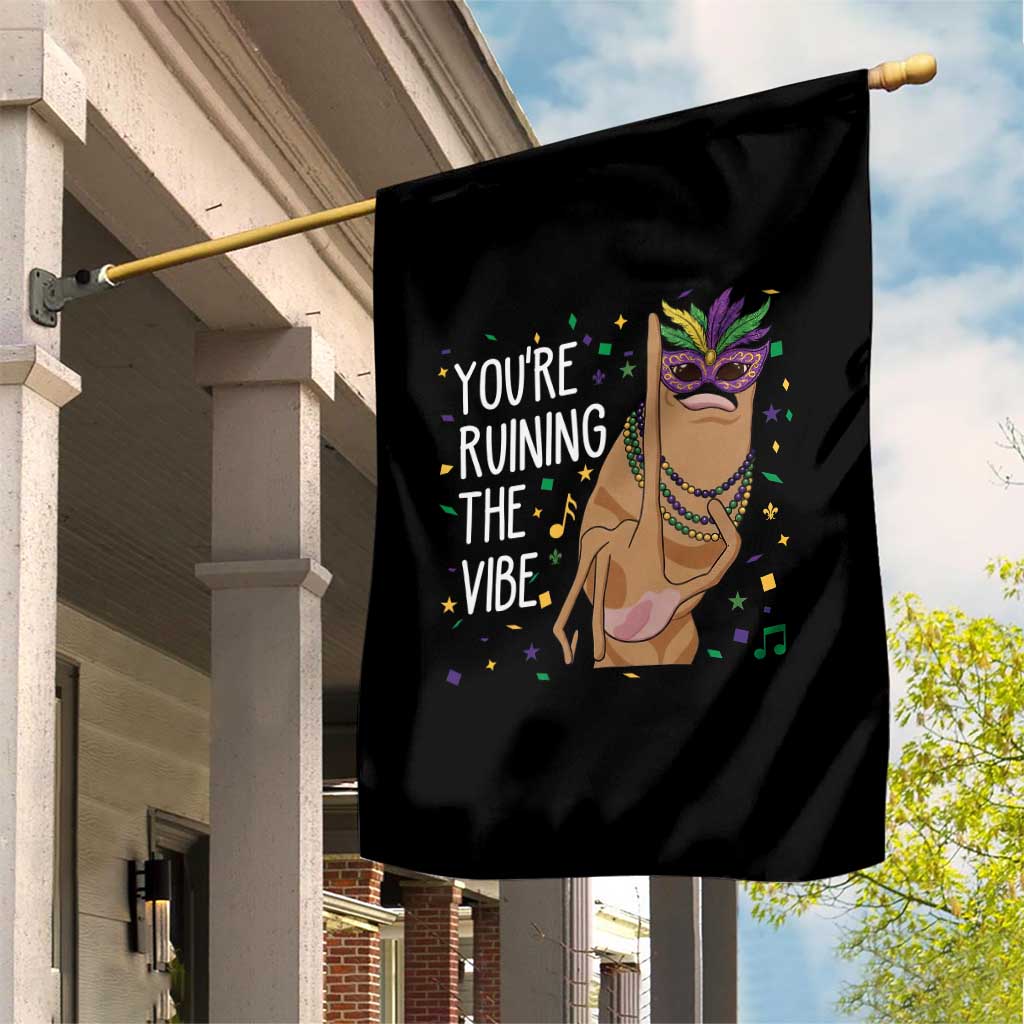 Funny Mardi Gras Garden Flag Marcus The Worm Carnival Trendy Meme TS14 Print Your Wear