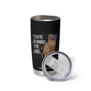 Funny Mardi Gras Tumbler Cup Marcus The Worm Carnival Trendy Meme TS14 Print Your Wear