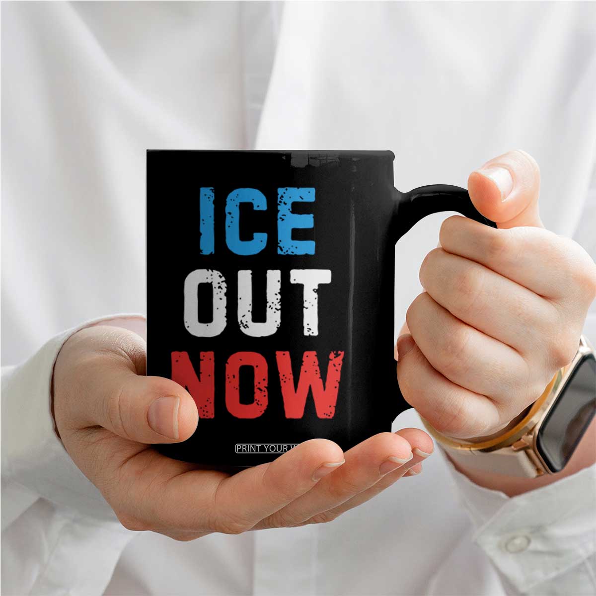 Ice Out Coffee Mug Minneapolis Resist ICE Immigration Rights Protest TS14 Print Your Wear