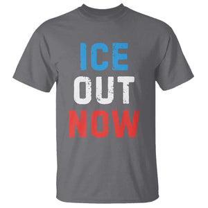 Ice Out T Shirt Minneapolis Resist ICE Immigration Rights Protest TS14 Charcoal Print Your Wear