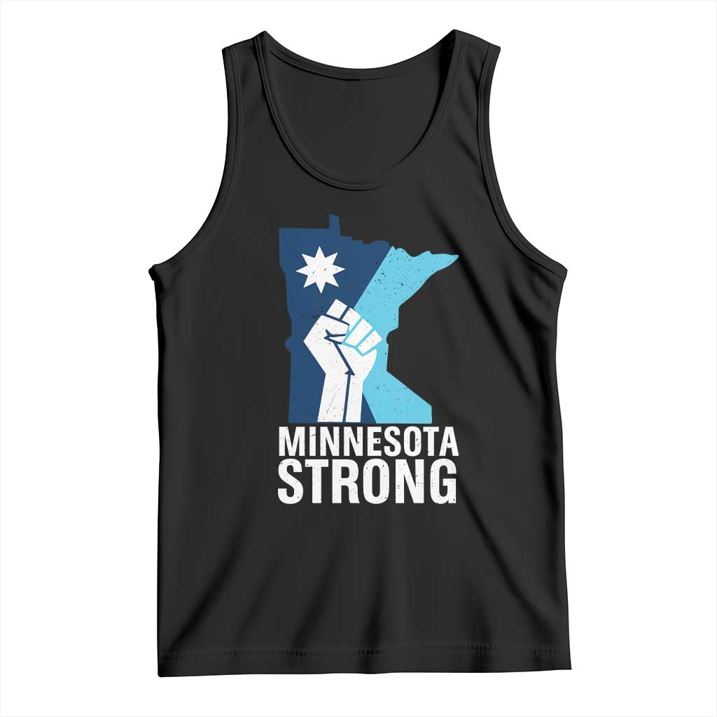 Minnesota Strong Tank Top Minneapolis Resist ICE Immigration Human Rights Protest TS14 Black Print Your Wear