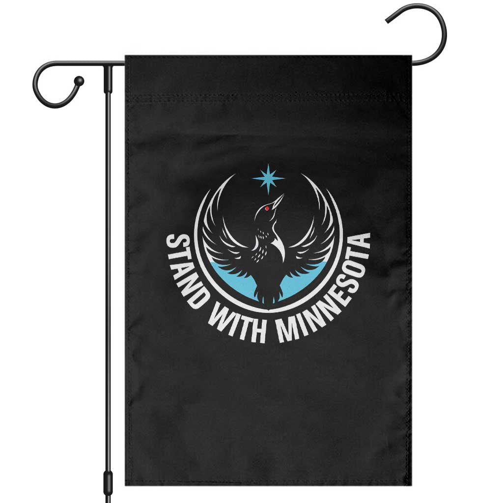 Minnesota Strong Garden Flag Stand With Minnesota Anti ICE Immigration Rights Protest TS14 Black Print Your Wear