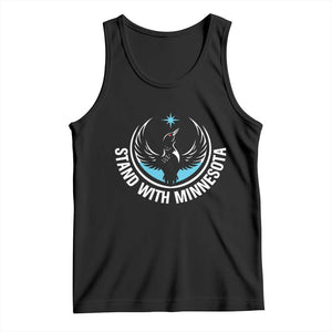Minnesota Strong Tank Top Stand With Minnesota Anti ICE Immigration Rights Protest TS14 Black Print Your Wear