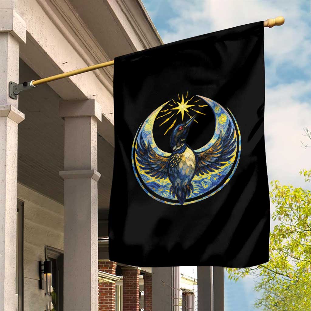 Minnesota Strong Garden Flag Minneapolis Loon Starry Night Van Gogh TS14 Print Your Wear
