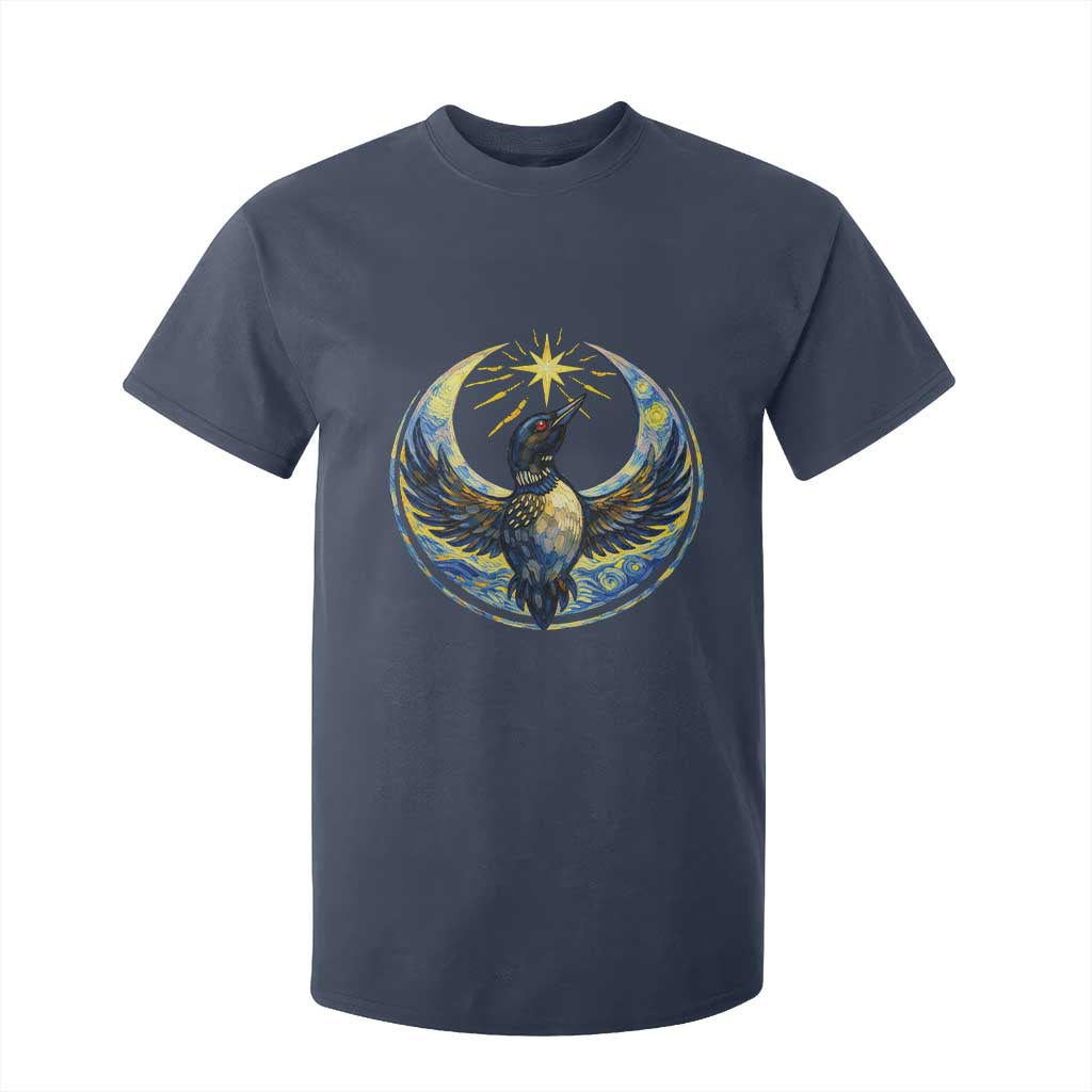 Minnesota Strong T Shirt For Kid Minneapolis Loon Starry Night Van Gogh TS14 Navy Print Your Wear