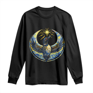 Minnesota Strong Long Sleeve Shirt Minneapolis Loon Starry Night Van Gogh TS14 Black Print Your Wear