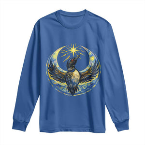 Minnesota Strong Long Sleeve Shirt Minneapolis Loon Starry Night Van Gogh TS14 Royal Blue Print Your Wear