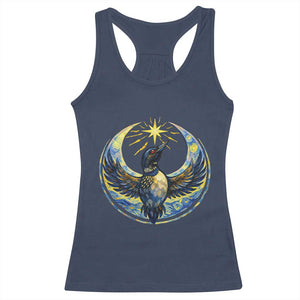 Minnesota Strong Racerback Tank Top Minneapolis Loon Starry Night Van Gogh TS14 Navy Print Your Wear