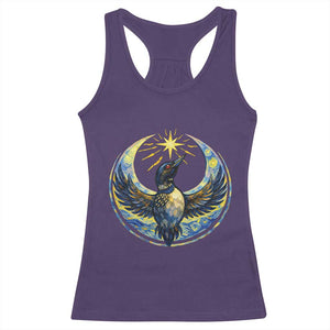Minnesota Strong Racerback Tank Top Minneapolis Loon Starry Night Van Gogh TS14 Purple Print Your Wear