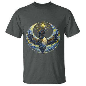 Minnesota Strong T Shirt Minneapolis Loon Starry Night Van Gogh TS14 Dark Heather Print Your Wear