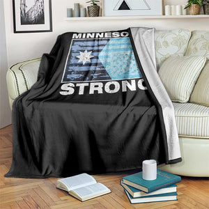 Minnesota Strong Throw Blanket MN State Flag Political Protest MN Resistance Abolish ICE TS14 Print Your Wear