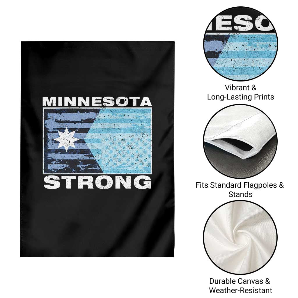 Minnesota Strong Garden Flag MN State Flag Political Protest MN Resistance Abolish ICE TS14 Print Your Wear