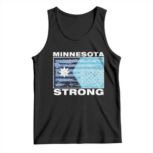Minnesota Strong Tank Top MN State Flag Political Protest MN Resistance Abolish ICE TS14 Black Print Your Wear