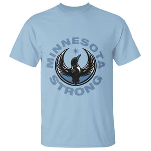 Minnesota Strong T Shirt MN State Bird Loon Resistance Political Protest TS14 Light Blue Print Your Wear
