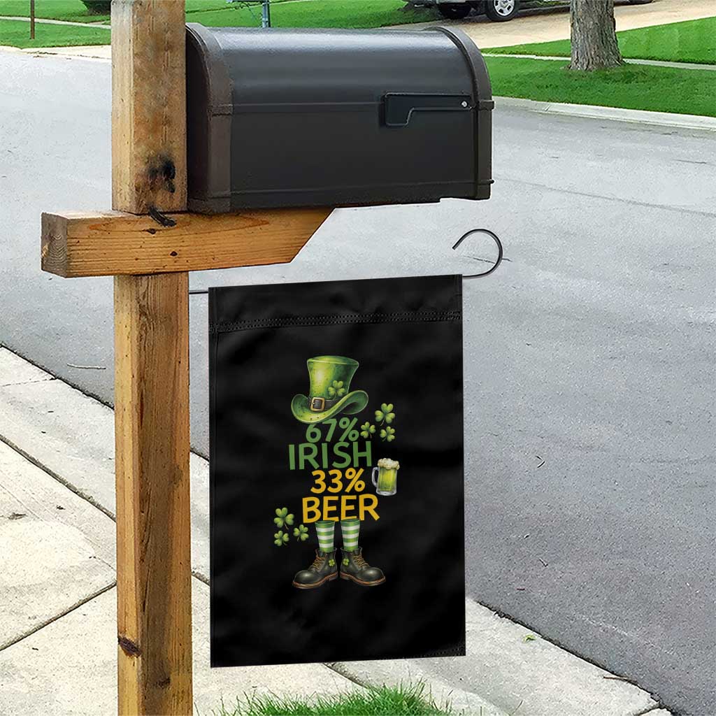 67 Irish 33 Beer Garden Flag Funny Six Seven Leprechaun Drinking Beer Lover TS14 Print Your Wear