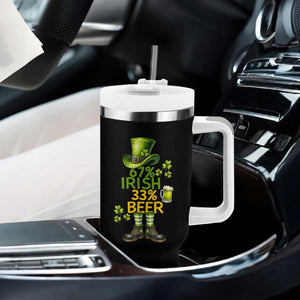 67 Irish 33 Beer Tumbler With Handle Funny Six Seven Leprechaun Drinking Beer Lover TS14 Print Your Wear