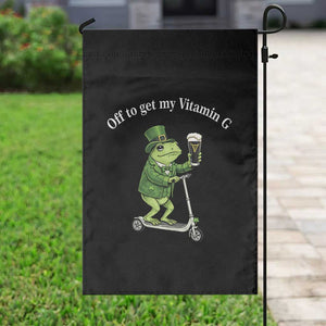 Funny Frog St Patricks Day Meme Garden Flag Vitamin G Irish Beer TS14 Print Your Wear