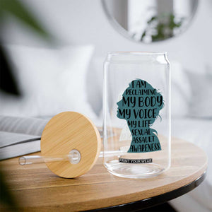 Sexual Assault Awareness Glass Can Women Support Survivors TS14 Print Your Wear