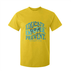 Sexual Assault Awareness Prevention T Shirt For Kid Educate Empower Prevent Women's Right TS14 Daisy Print Your Wear