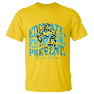 Sexual Assault Awareness Prevention T Shirt Educate Empower Prevent Women's Right TS14 Daisy Print Your Wear