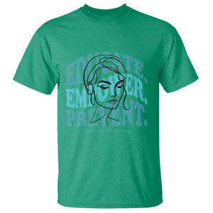 Sexual Assault Awareness Prevention T Shirt Educate Empower Prevent Women's Right TS14 Irish Green Print Your Wear