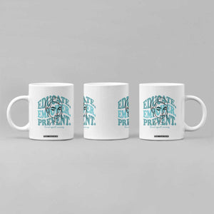 Sexual Assault Awareness Prevention Coffee Mug Educate Empower Prevent Women's Right TS14 Print Your Wear