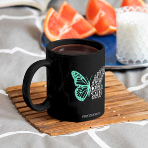 I Wear Teal For Sexual Assault Awareness Coffee Mug TS14 Print Your Wear