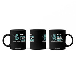 Sexual Assault Awareness Coffee Mug Her Fight is My Fight TS14 Print Your Wear