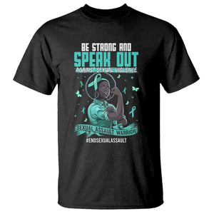 Sexual Assault Awareness T Shirt Support African Women Stop Sexual Abuse Awareness TS14 Black Print Your Wear